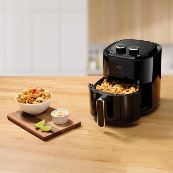 Fritadeira Air Fryer Elgin Start Fry 3,5L 1400w Preto2 220v - Image 6