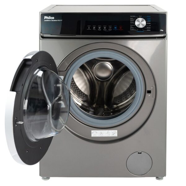 Lava e Seca Philco 16 Programas Eco Inverter 10 kg Inox PLS11T 127v - Image 3
