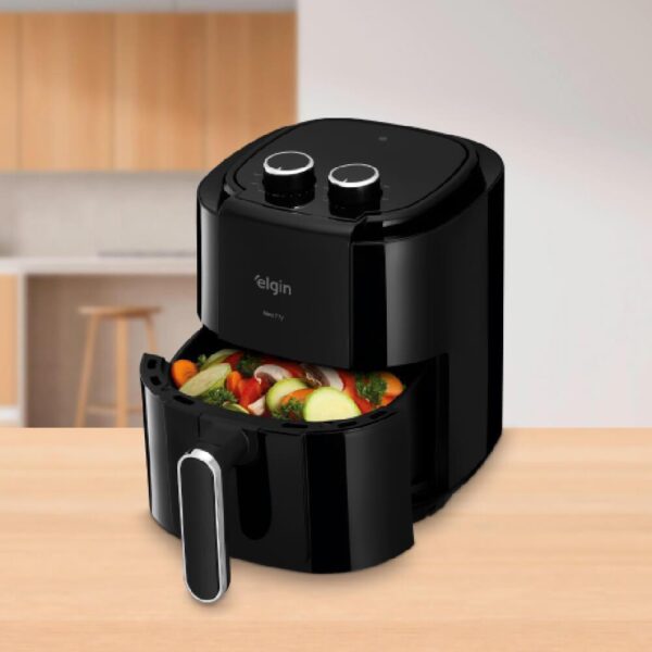 Fritadeira Air Fryer Elgin Start Fry 3,5L 1400w Preto2 220v - Image 5